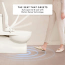 TUSHY Aura Smart Bidet Seat with Temperature Control for Seat, Water & Dryer, Instant Warm Water, Auto Open and Soft Close Lid