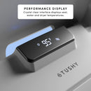 TUSHY Aura Smart Bidet Seat with Temperature Control for Seat, Water & Dryer, Instant Warm Water, Auto Open and Soft Close Lid