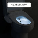 TUSHY Cloud Electronic Bidet Heated Toilet Seat with Warm Water, Air Dryer, Soft Close Lid, and Night Light