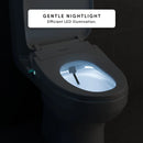 TUSHY Cloud+ Electronic Bidet Heated Toilet Seat with Intelligent Remote, Personal Settings, Warm Water, Air Dryer, Automatic Deodorizer & Night Light