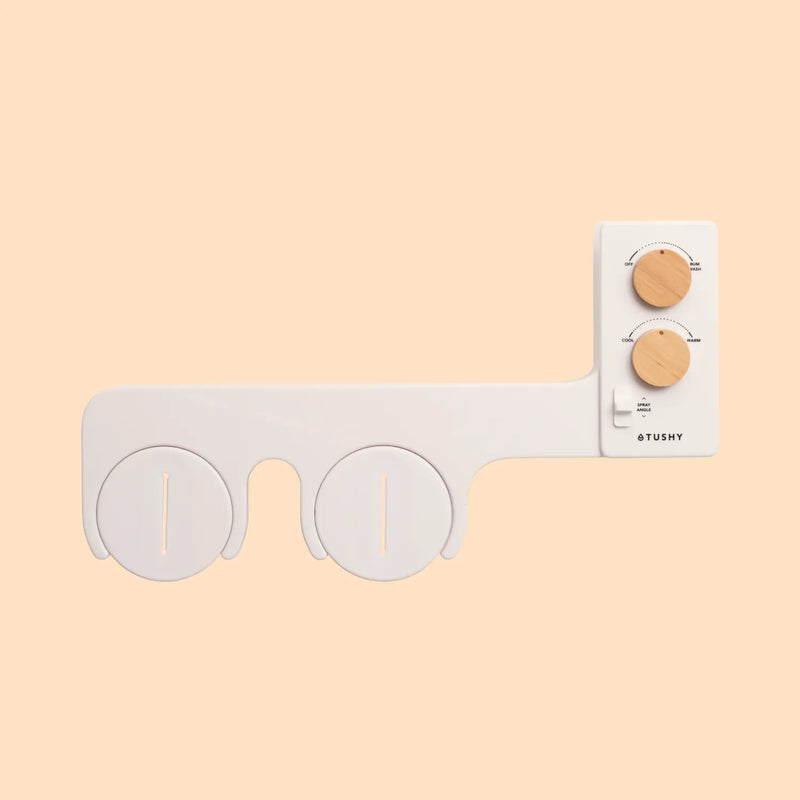 TUSHY Spa 3.0 Premium Bidet Attachment, Dual Temp Cold & Warm Water, Self Cleaning, Adjustable Pressure Nozzle & Angle Control