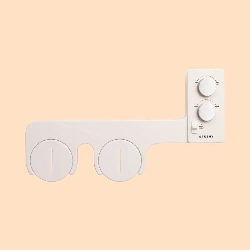 TUSHY Spa 3.0 Premium Bidet Attachment, Dual Temp Cold & Warm Water, Self Cleaning, Adjustable Pressure Nozzle & Angle Control