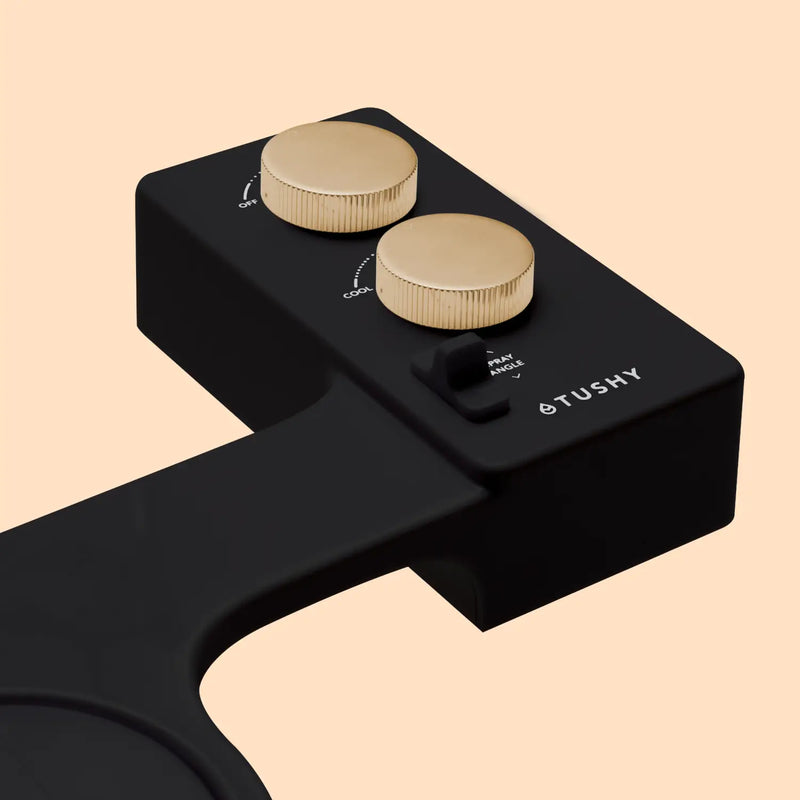 TUSHY Spa 3.0 Premium Bidet Attachment, Dual Temp Cold & Warm Water, Self Cleaning, Adjustable Pressure Nozzle & Angle Control