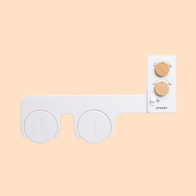 TUSHY Spa 3.0 Premium Bidet Attachment, Dual Temp Cold & Warm Water, Self Cleaning, Adjustable Pressure Nozzle & Angle Control