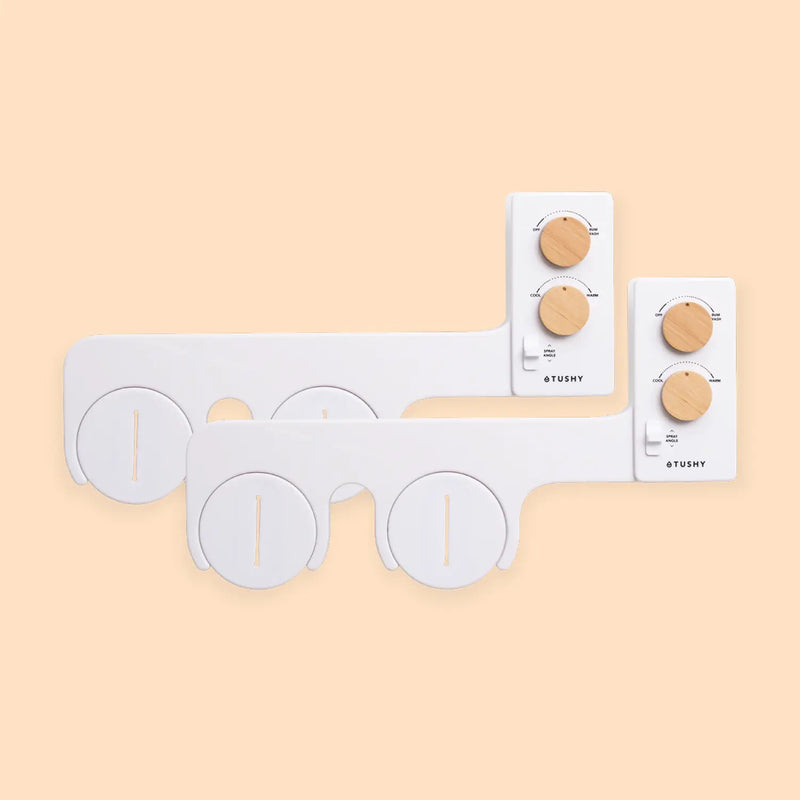 TUSHY Spa 3.0 Premium Bidet Attachment, Dual Temp Cold & Warm Water, Self Cleaning, Adjustable Pressure Nozzle & Angle Control