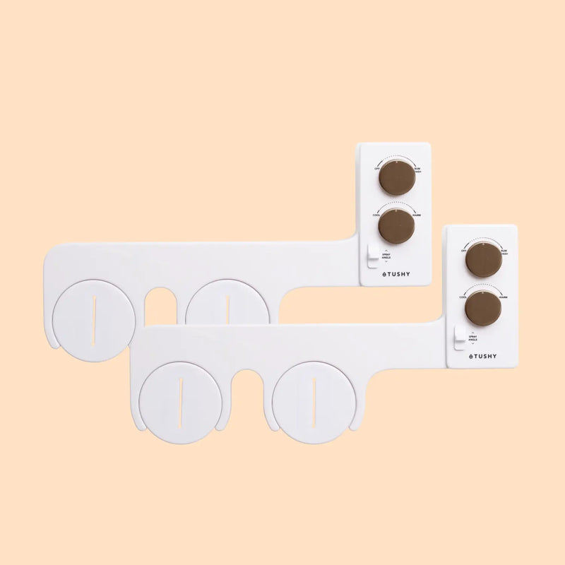 TUSHY Spa 3.0 Premium Bidet Attachment, Dual Temp Cold & Warm Water, Self Cleaning, Adjustable Pressure Nozzle & Angle Control