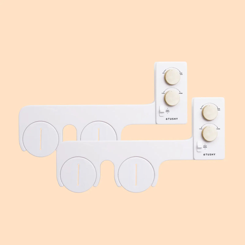 TUSHY Spa 3.0 Premium Bidet Attachment, Dual Temp Cold & Warm Water, Self Cleaning, Adjustable Pressure Nozzle & Angle Control