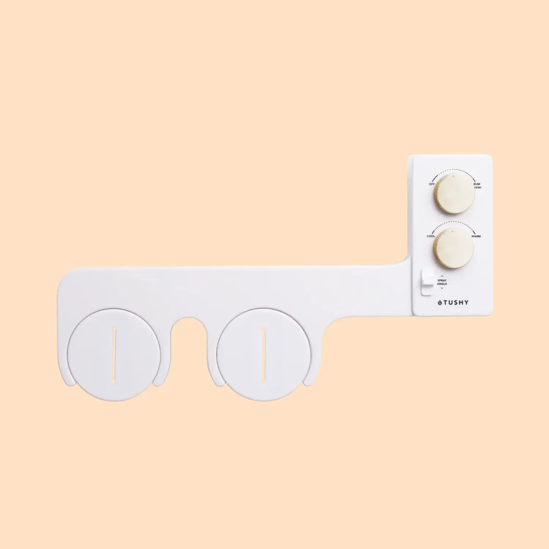 TUSHY Spa 3.0 Premium Bidet Attachment, Dual Temp Cold & Warm Water, Self Cleaning, Adjustable Pressure Nozzle & Angle Control