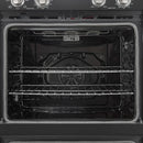 Forno 2-Piece Appliance Package - 30-Inch Vomero Double Wall Oven & 30-Inch Microwave Oven in Black with Stainless Steel Handle