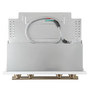 Forno Vomero 30-Inch Double Wall Oven with 10 cu.ft Total Capacity in White with Antique Brass Handle (FBOEL1324-30WHT)
