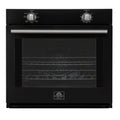 Forno Vomero 30-Inch Wall Oven with 5 cu.ft Total Capacity in Black with Stainless Steel Trim (FBOEL1370-30BLK)