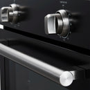 Forno Vomero 30-Inch Wall Oven with 5 cu.ft Total Capacity in Black with Stainless Steel Handle (FBOEL1370-30BLK)