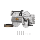 Giraffe Tools Wall Mounted Heavy Duty Hose Reel in Stainless Steel