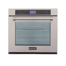 Kucht 30-Inch Single Electric Wall Oven with True Convection and Self-Cleaning in Stainless Steel (KWO310)