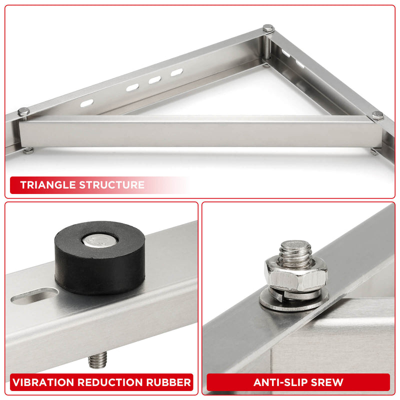 TURBRO Wall Mounted Aluminum Bracket for Mini Spilt AC (707-90-115)