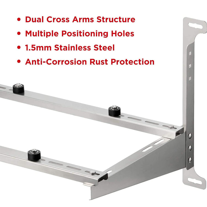 TURBRO Wall Mounted Aluminum Bracket for Mini Spilt AC (707-90-115)