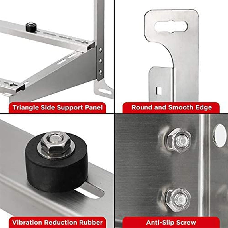 TURBRO Wall Mounted Aluminum Bracket for Mini Spilt AC (707-90-115)