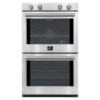 Forno Vomero 30-Inch Double Wall Oven in Stainless Steel (FBOEL1324-30)