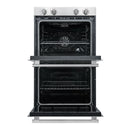 Forno 2-Piece Appliance Package - 30-Inch Vomero Double Wall Oven & 30-Inch Microwave Oven in Stainless Steel