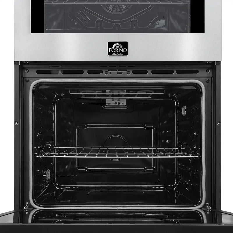 Forno 2-Piece Appliance Package - 30-Inch Vomero Double Wall Oven & 30-Inch Microwave Oven in Stainless Steel