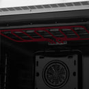 Forno Asti 30-Inch Double Electric Wall Oven with Upper French Doors in White with Antique Brass Trim (FBOEL1340-30WHT)