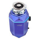 Forno Acqua BrightDiamond Amethyst 3/4HP Super Quiet Garbage Disposal Corded with Motion Sensor Cabinet Light & Pre-Wired Air Switch (WDD075TA1AM)