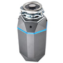 Forno Acqua BrightDiamond Black Onyx 1HP Super Quiet Garbage Disposal Corded with Motion Sensor Cabinet Light & Pre-Wired Air Switch (WDD100TA1BO)