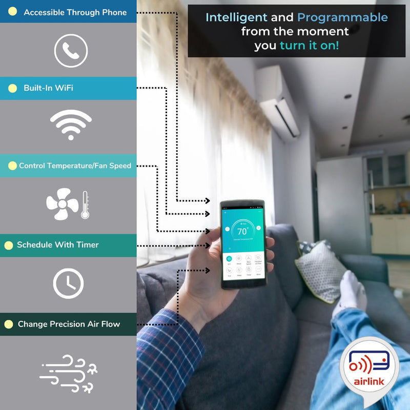 Pioneer Diamante Ultra Mini Split - 9,000 BTU Ductless Mini-Split Inverter++ Air Conditioner and Heat Pump with 16 Ft. Lineset - 23.5 SEER2, Energy-Star, Wi-Fi, 230V (WYT009GLFI22RL)