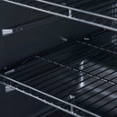 Forno Frescolino 24-Inch Beverage Cooler in White with Antique Brass Handle, with LED Lighting, Triple Glass Door, 188 Can Capacity, Built-In or Freestanding (FWCDR6665-24WHT)