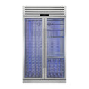 FORNO Abruzzo 48-Inch Dual Zone Wine Cooler with 30 Cu.Ft., 130 bottles, Display & Service Shelves, Stemware Racks, Rust Resistant  (FWCDR6680-48S)