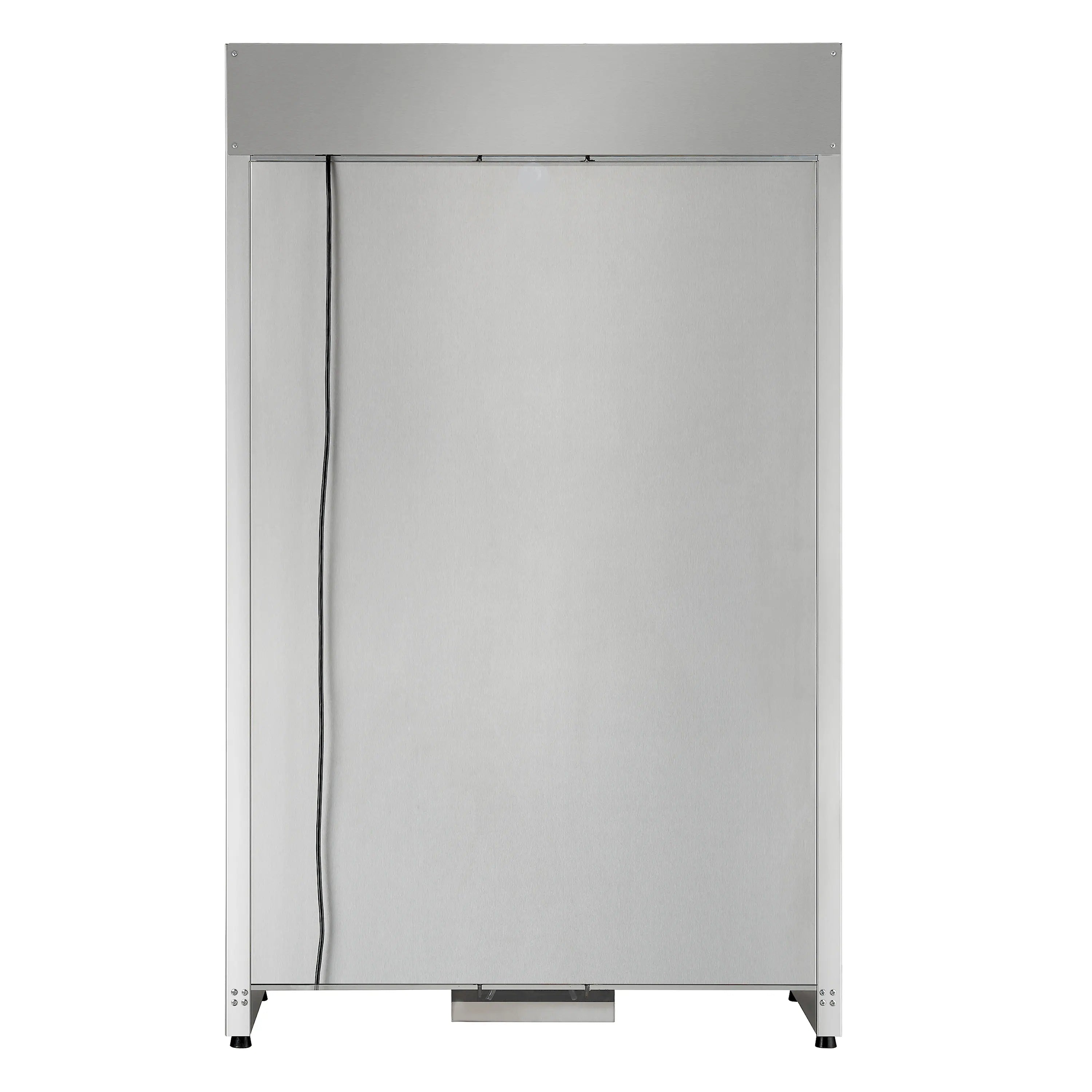 Wine cooler back panel with power cord and four leveling feet