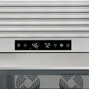 FORNO Abruzzo 48-Inch Dual Zone Wine Cooler with 102 Bottles, 24 Cu. Ft., Green Acrylic Holders & Black Shelves (FWCDR6610-48S)