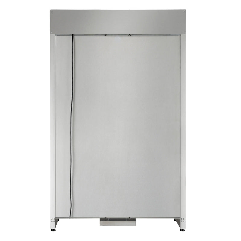 FORNO Abruzzo 48-Inch Dual Zone Wine Cooler with Clear Acrylic Holders & Stainless Trim Shelves (FWCDR6611-48S)