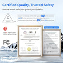 Waterdrop Tankless Reverse Osmosis Water Filter, NSF/ANSI 58 & 372 Certified, 1200 GPD Reverse Osmosis System, 11-Stage Filtration Undersink RO, 3:1 Pure to Drain, Alkaline Mineral (WD-X12-YZ)