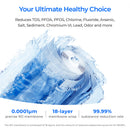 Waterdrop Alkaline Tankless Reverse Osmosis System, NSF/ANSI 42&58&372 Certified, 1600 GPD RO Filter System, 11-Stage Filtration, UnderSink, 3:1 Pure to Drain, Alkaline Mineral pH+, BPA Free (WD-X16-D)