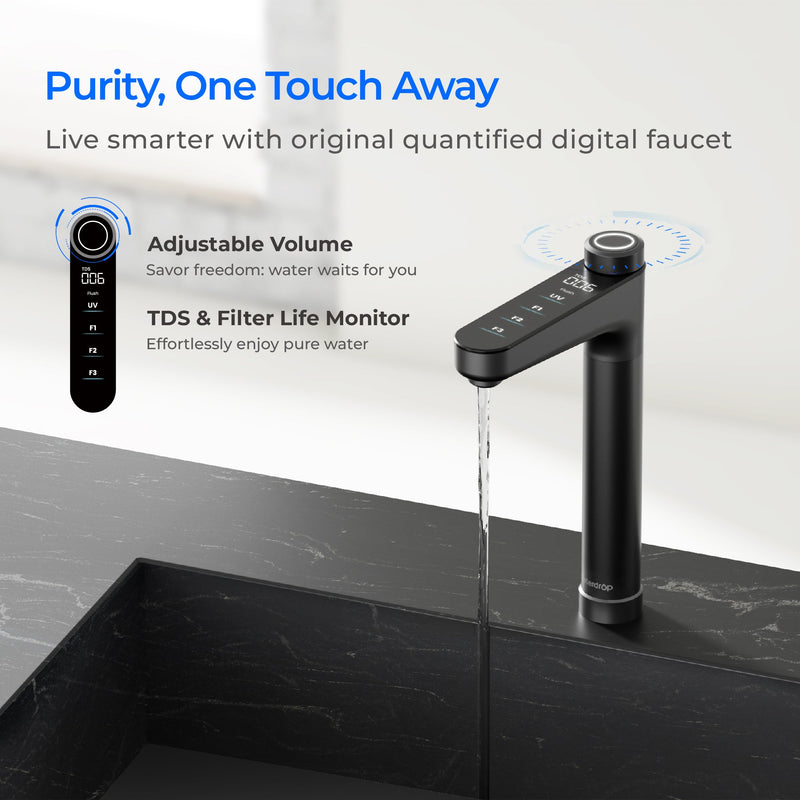 Waterdrop Alkaline Tankless Reverse Osmosis System, NSF/ANSI 42&58&372 Certified, 1600 GPD RO Filter System, 11-Stage Filtration, UnderSink, 3:1 Pure to Drain, Alkaline Mineral pH+, BPA Free (WD-X16-D)