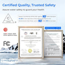 Waterdrop Alkaline Mineral pH+ Tankless Reverse Osmosis System, NSF/ANSI 42&58&372 Certified, 800 GPD RO Water Filter, 10-Stage Filtration Under Sink RO System, 2:1 Pure to Drain, BPA Free (WD-X8)