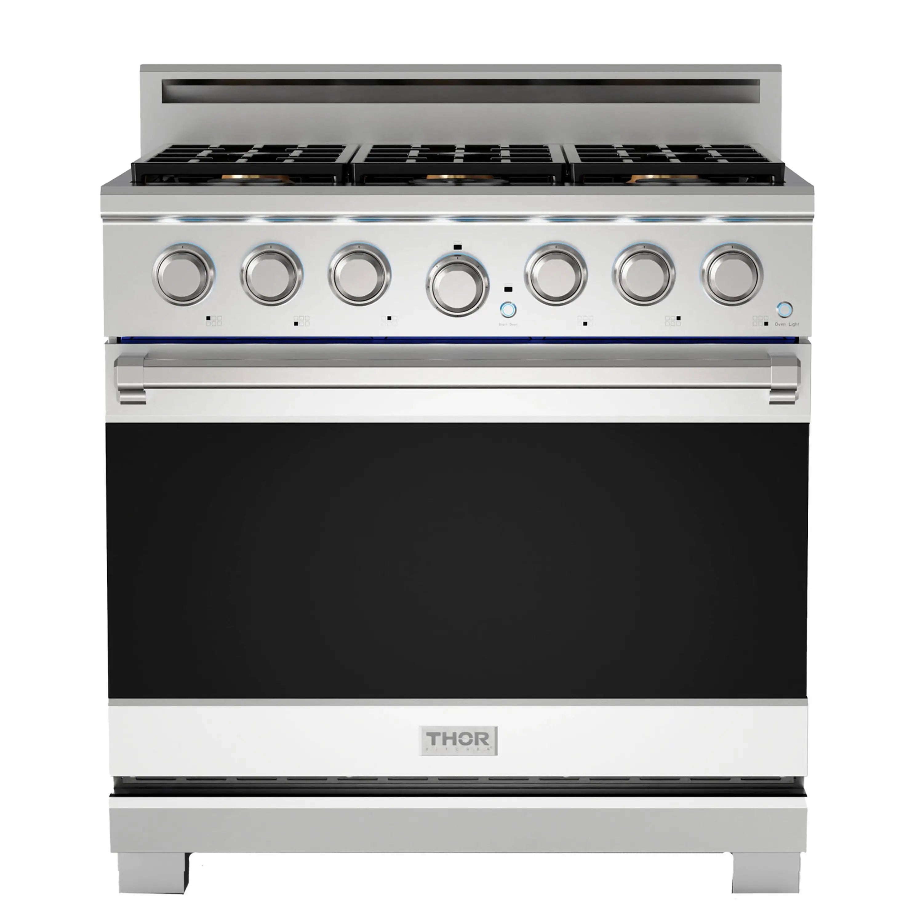 Thor Kitchen 36-Inch Professional Liquid Propane Gas Range with 6.0 Cu