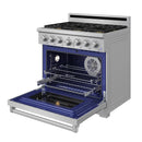 Thor Kitchen 36-Inch Professional Natural Gas Range with 6.0 Cu. Ft. Oven and 6 Cooktop Burners in Stainless Steel (XRG36E)