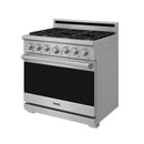 Thor Kitchen 36-Inch Professional Liquid Propane Gas Range with 6.0 Cu. Ft. Oven and 6 Cooktop Burners in Stainless Steel (XRG36ELP)