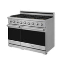 Thor Kitchen 48-Inch Professional Liquid Propane Gas Range with 7.6 Cu. Ft. Oven and 6 Cooktop Burners in Stainless Steel (XRG48ELP)