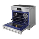 Thor Kitchen 36-Inch Professional Induction Range with 6.0 Cu. Ft. Oven and 5 Cooking Zones in Stainless Steel (XRI36E)