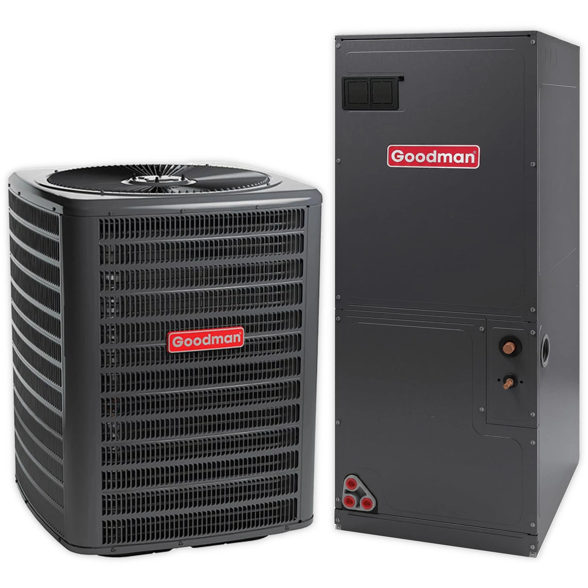 Goodman 3.5 Ton 15.2 SEER2 R-32 Heat Pump and Multi-Position Air Handler