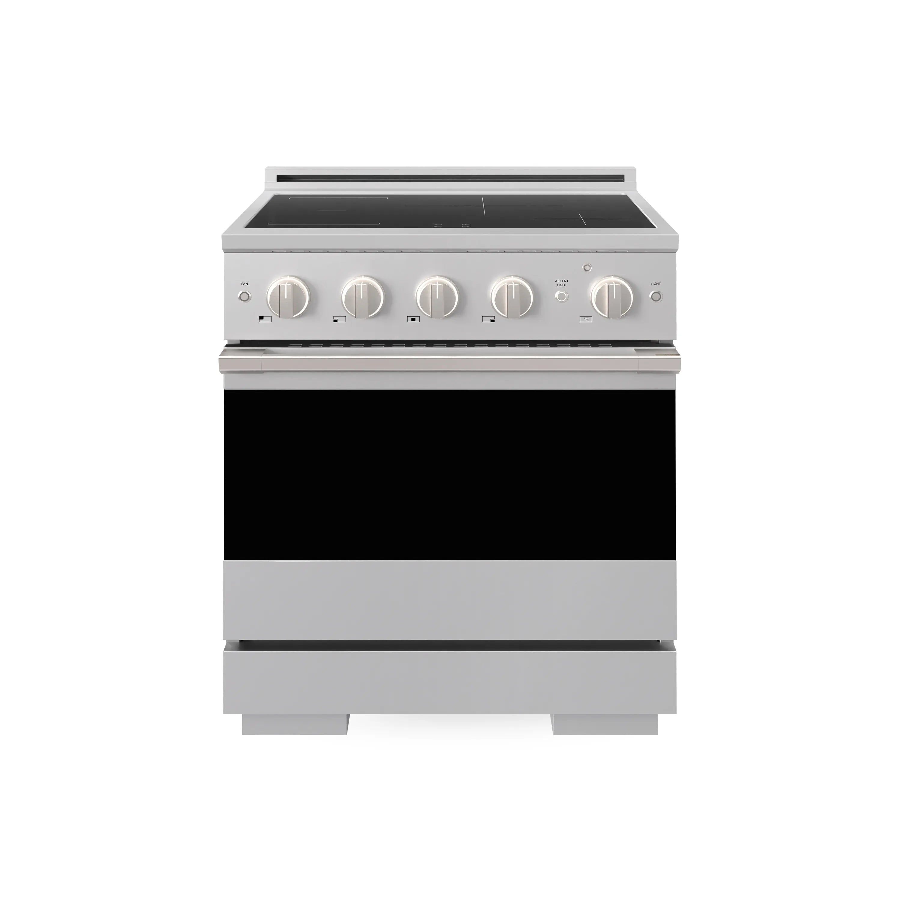 ZLINE 30-Inch 4.2 cu. ft. Marino Induction Range with 4 Element Cooktop and Electric Convection Oven in Stainless Steel (MINR30)