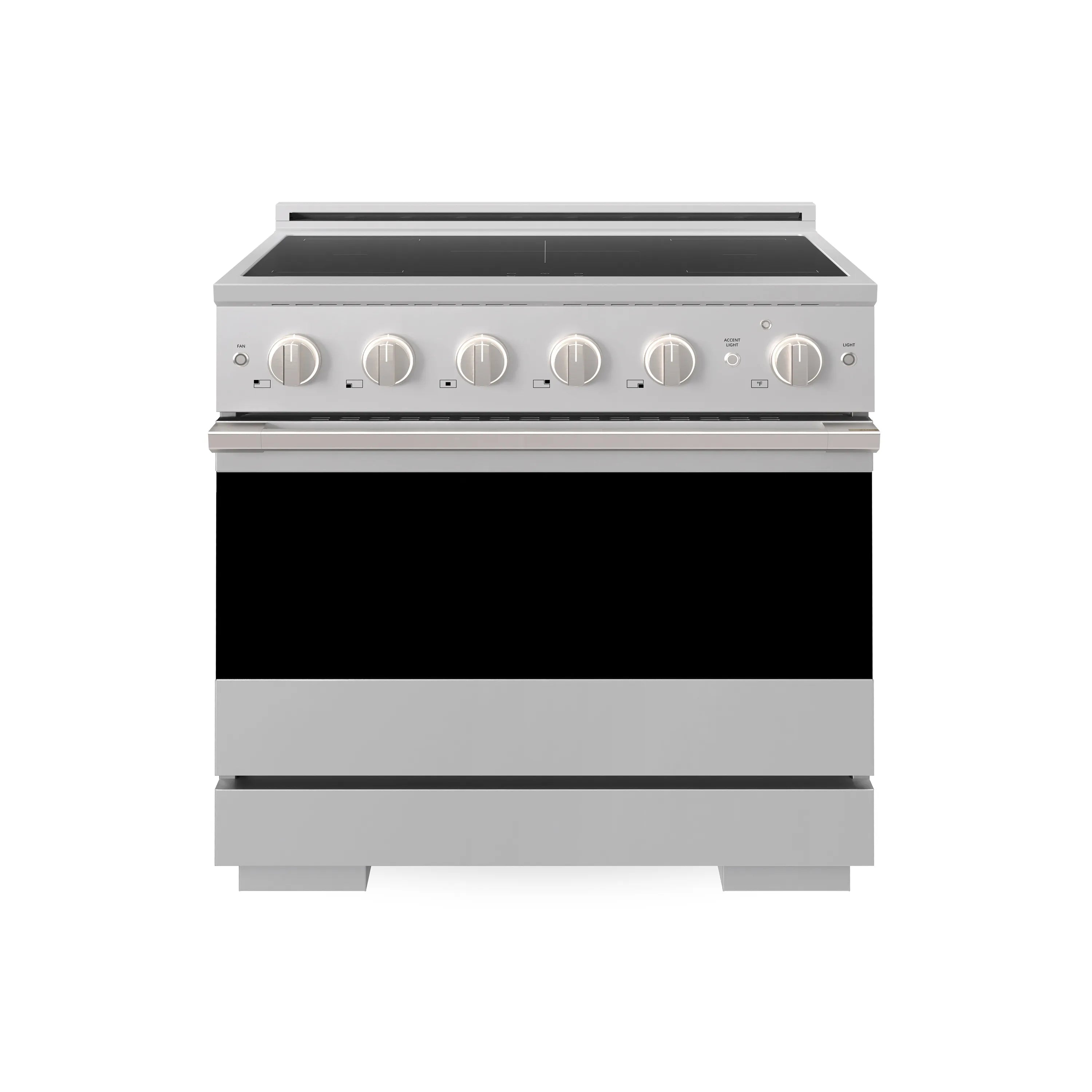 ZLINE 36-Inch 5.2 cu. ft. Marino Induction Range with 5 Element Cooktop and Electric Convection Oven in Stainless Steel (MINR36)