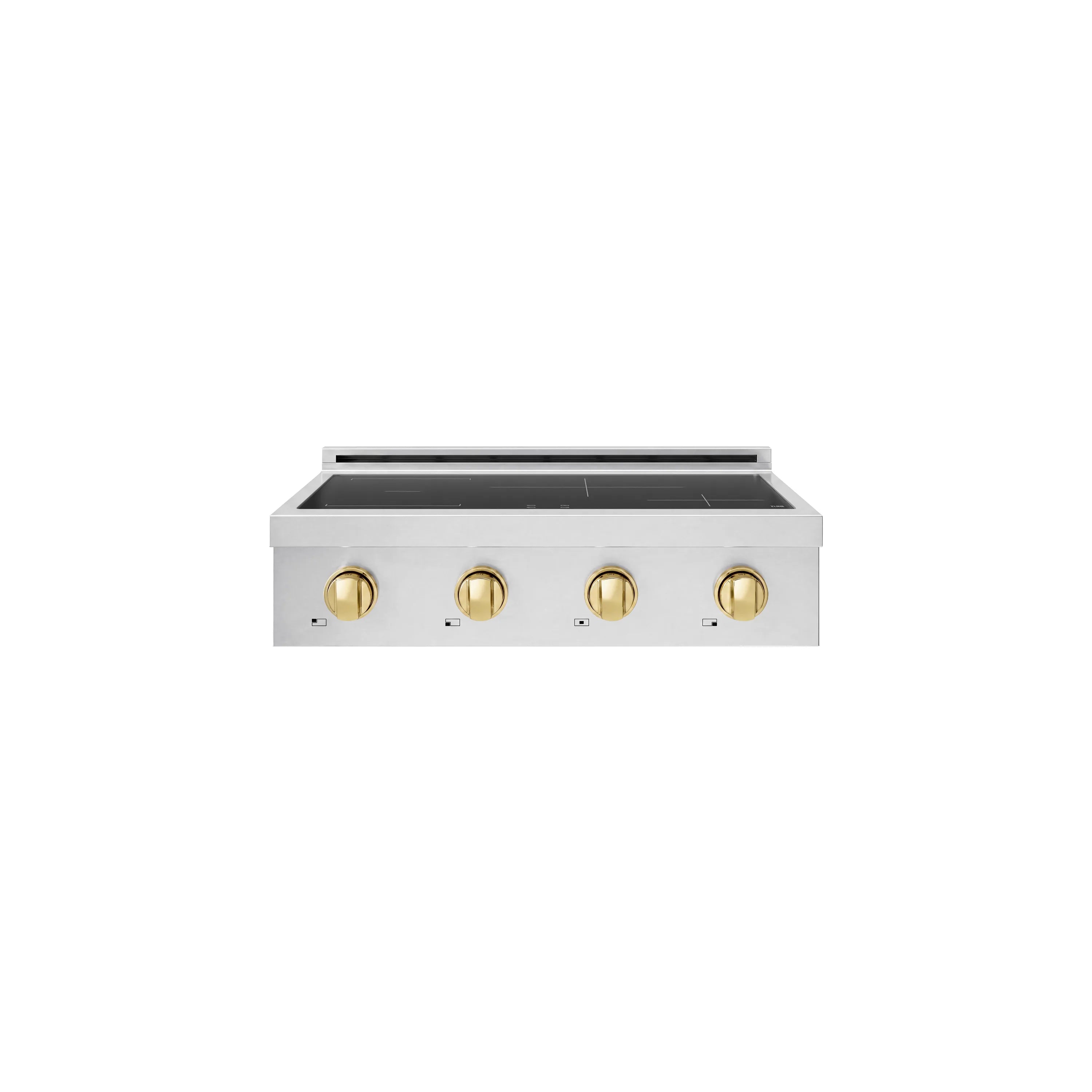 ZLINE Autograph Edition 30-Inch Paramount Induction Rangetop with 4 Element Cooktop in Stainless Steel and Polished Gold Accents (SINRTZ-30-G)