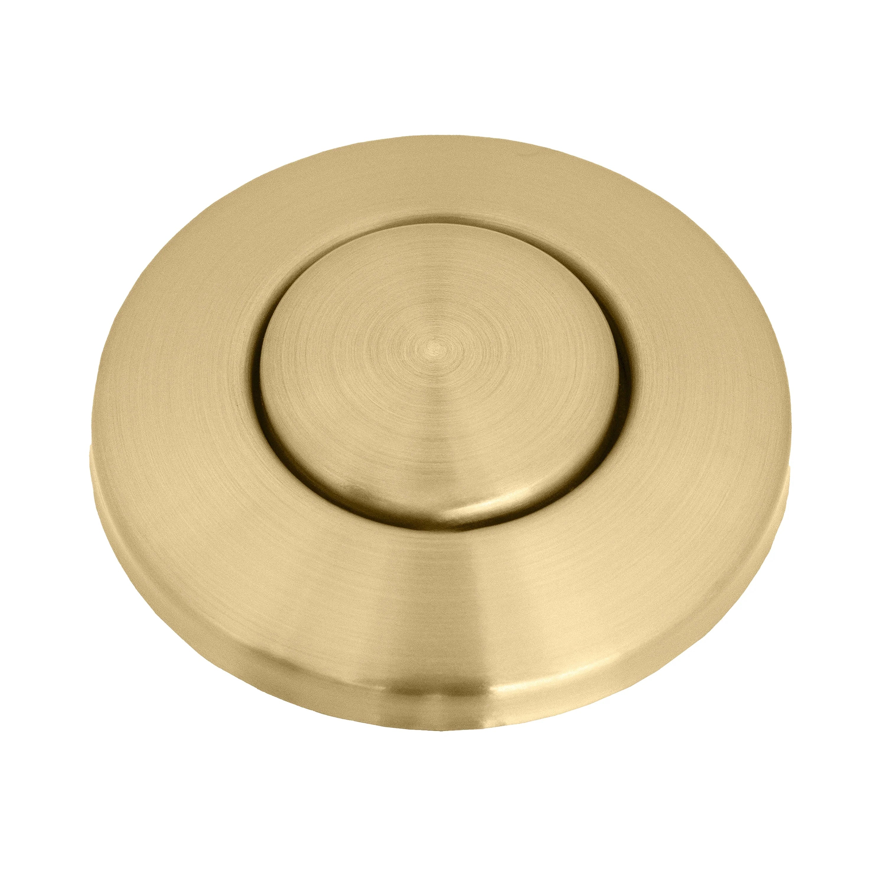 Round champagne bronze air switch button cap for garbage disposal
