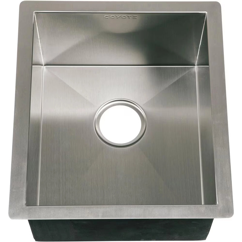 Coyote 16 X 18 Outdoor Rated Drop In Stainless Steel Sink With Drain Plug (C1SINK1618)