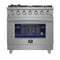 Forno Massimo 36-Inch Gas Range in Stainless Steel (FFSGS6239-36)