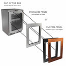 Perlick 24-Inch ADA Undercounter Refrigerator with 4.5 Cu. Ft. Capacity, RAPIDCOOL Technology in Panel Ready Glass Door (G5RE24GA)